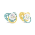 Succhietto con tappo 2 pezzi YELLOW/BLUE